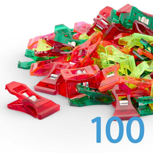 pince clip en plastique, le lot de 100 pince clip en plastique, le lot de 100